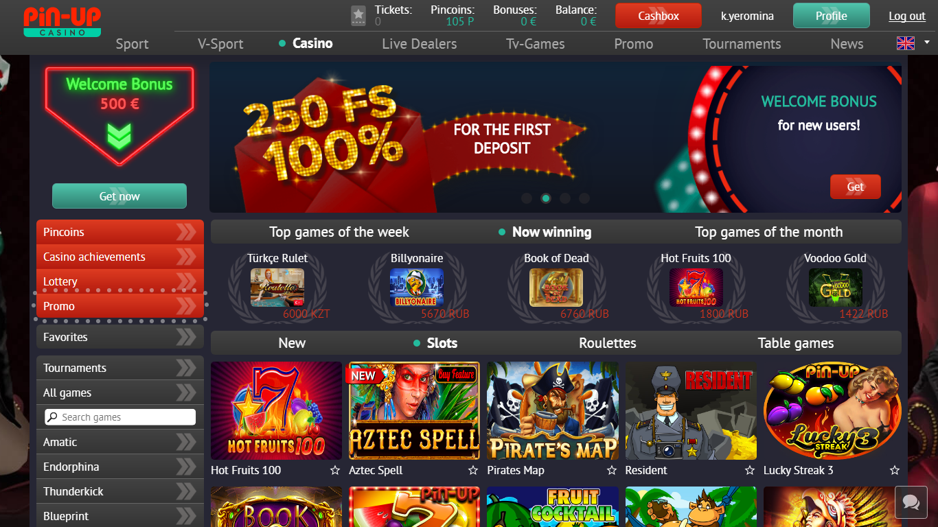 Online Casino Pin Up